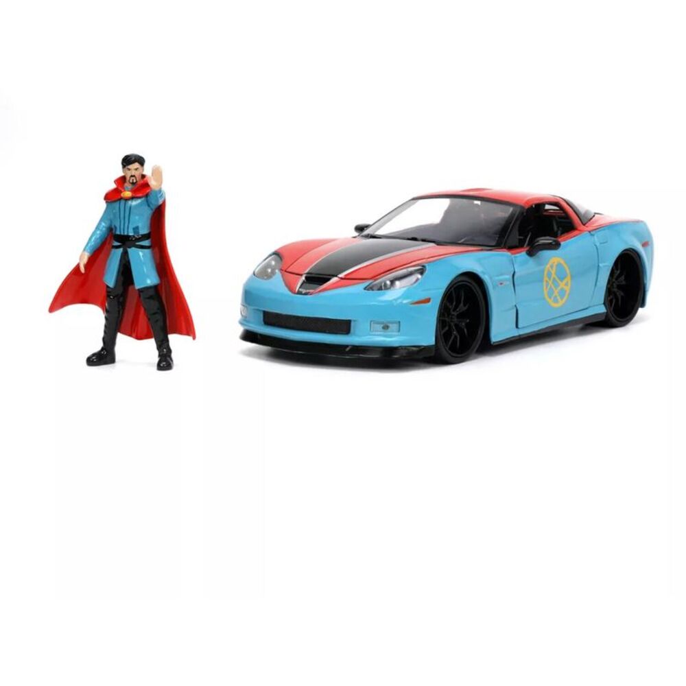 Jada Toys - 1:24 Hollywood Rides - Marvel Avengers - '06 Corvette Z06 with Dr.